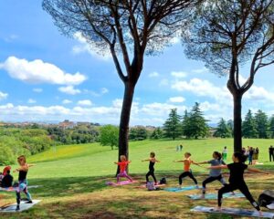yoga in the park rome